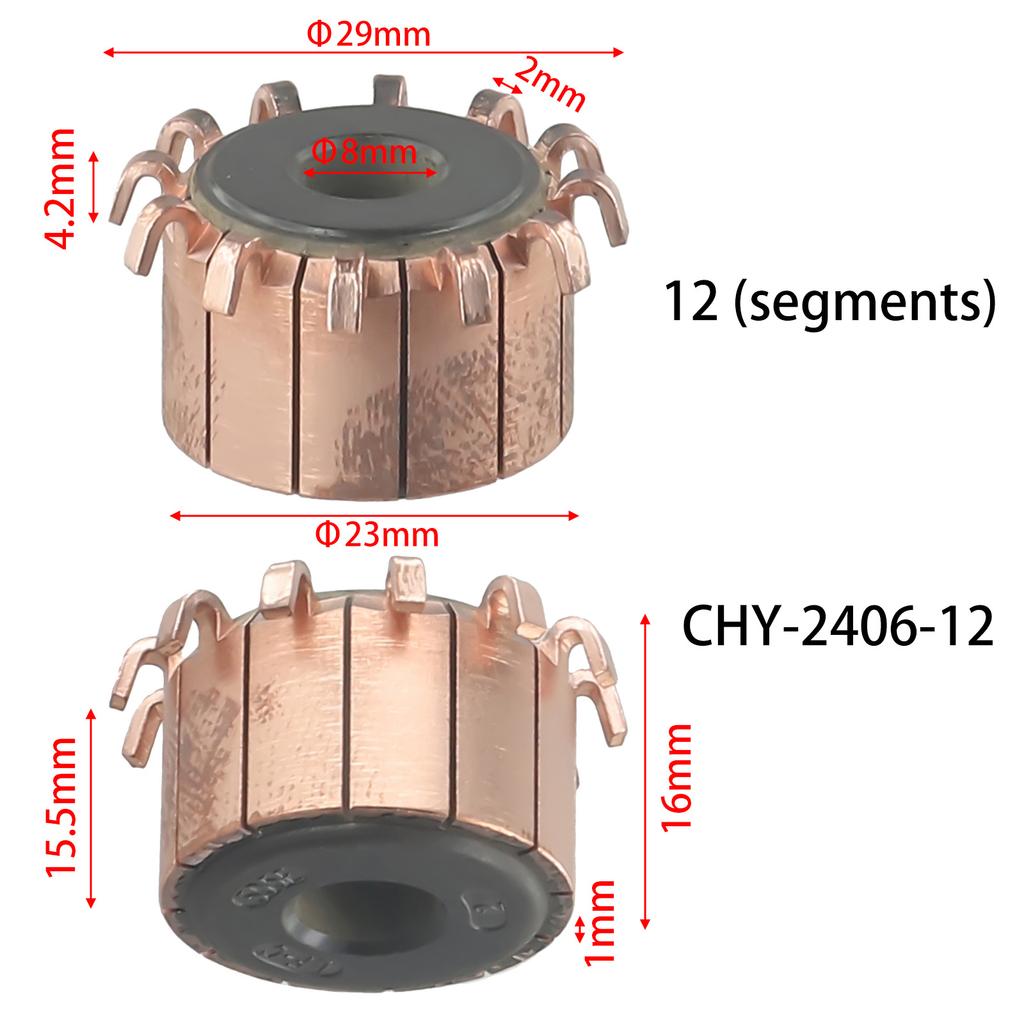 Upgrade Your Motor\\\\\\\'s Performance with This Precision Designed 23 X 8 X 15 5(16) Mm Electrical Motor Commutator