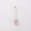 Rare Rose Quartz Gemstone 925 Sterling Silver Jewelry Handcrafted Pendant 1.79" PP-60-25