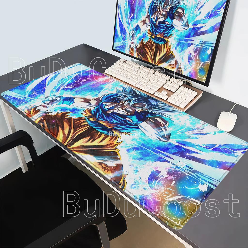 HD-Druck Dragon Ball Son Goku Mauspads Computer Esports Schreibtischmatte Tastatur Gaming Büro Zubehör Rutschfeste Basis XXL Mauspads