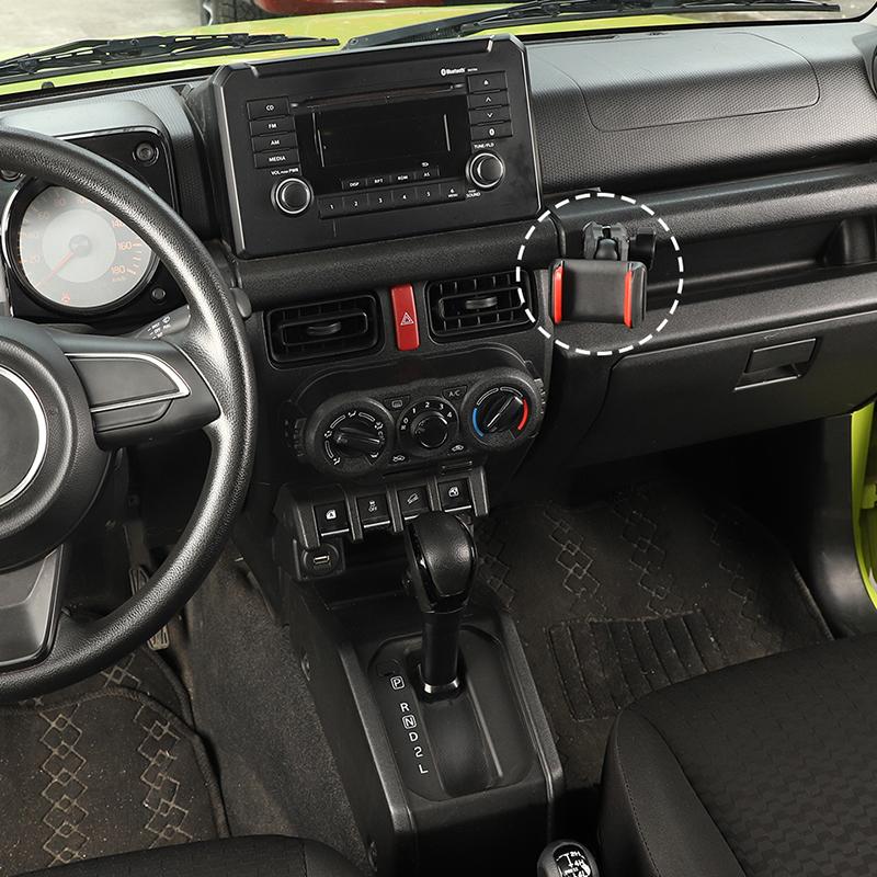 Car Co-pilot Handle Expand Phone Holder Mobile Phone Bracket GPS Phone Stand Bracket  Fit For Suzuki Jimny 2019 Up Car Interior Accessories