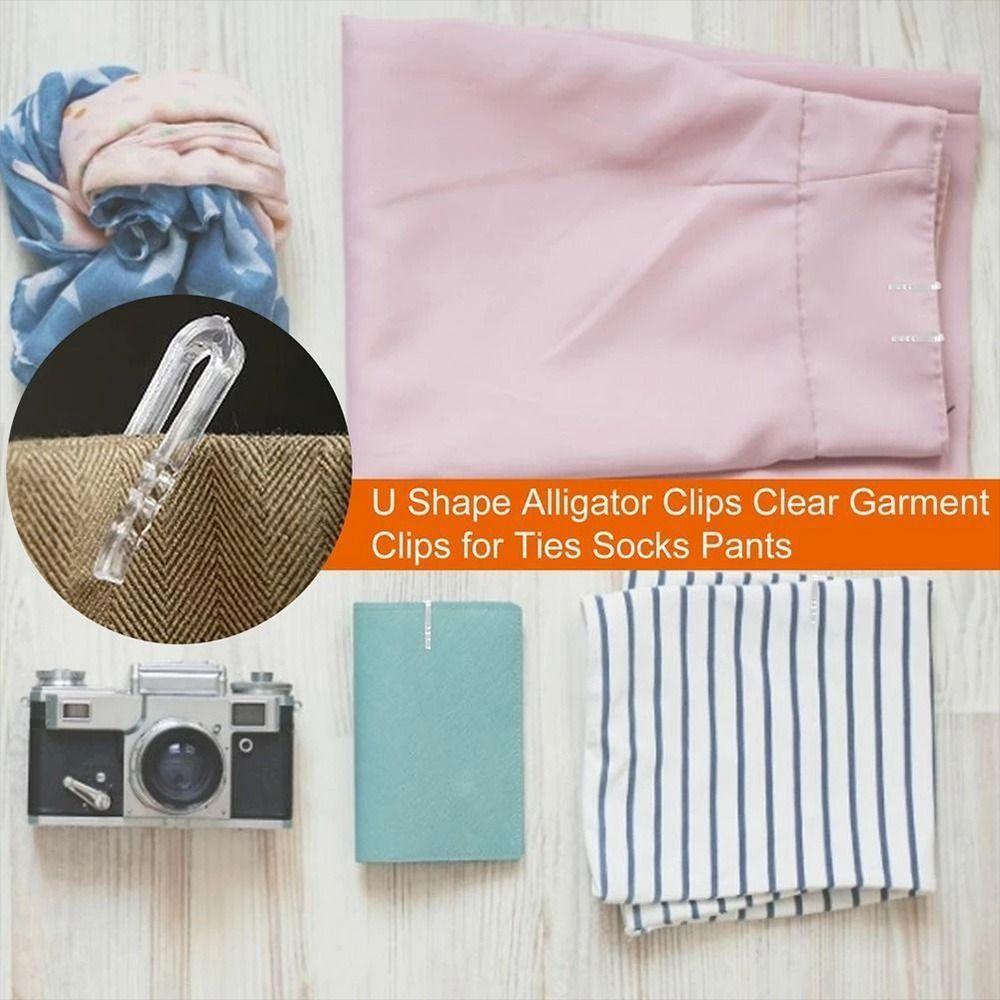 1000pcs with Anti slip Teeth Shirt Pin 38mm Sock Package Clips U Shape Clips Garment Accessories