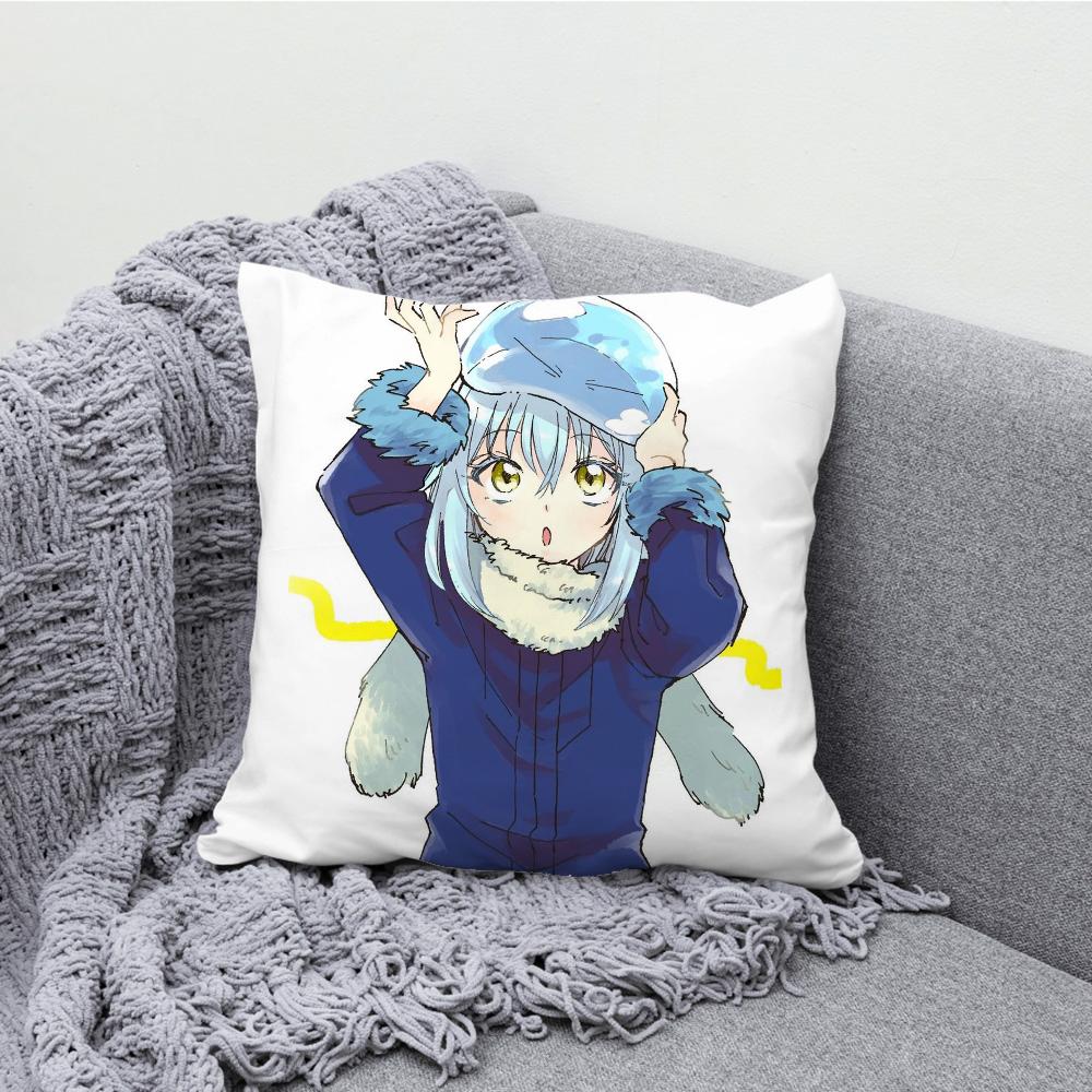 Cute Rimuru Tempest Pillow Case Soft Cushion Cases for Farmhouse Sofa Decor Home Decorations and Protector Pillow Case