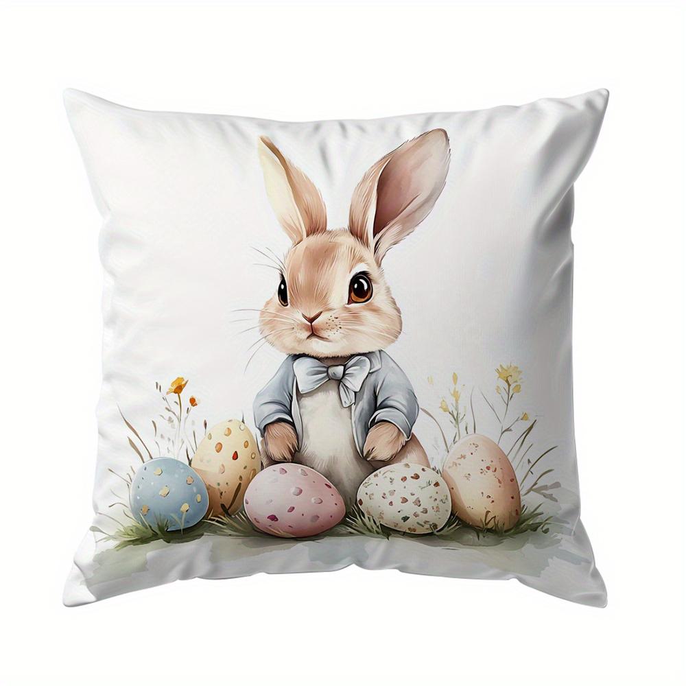 PC Easter Bunny Pillow Covers Collection Decorative sofa cushion cover home decoration D printing
