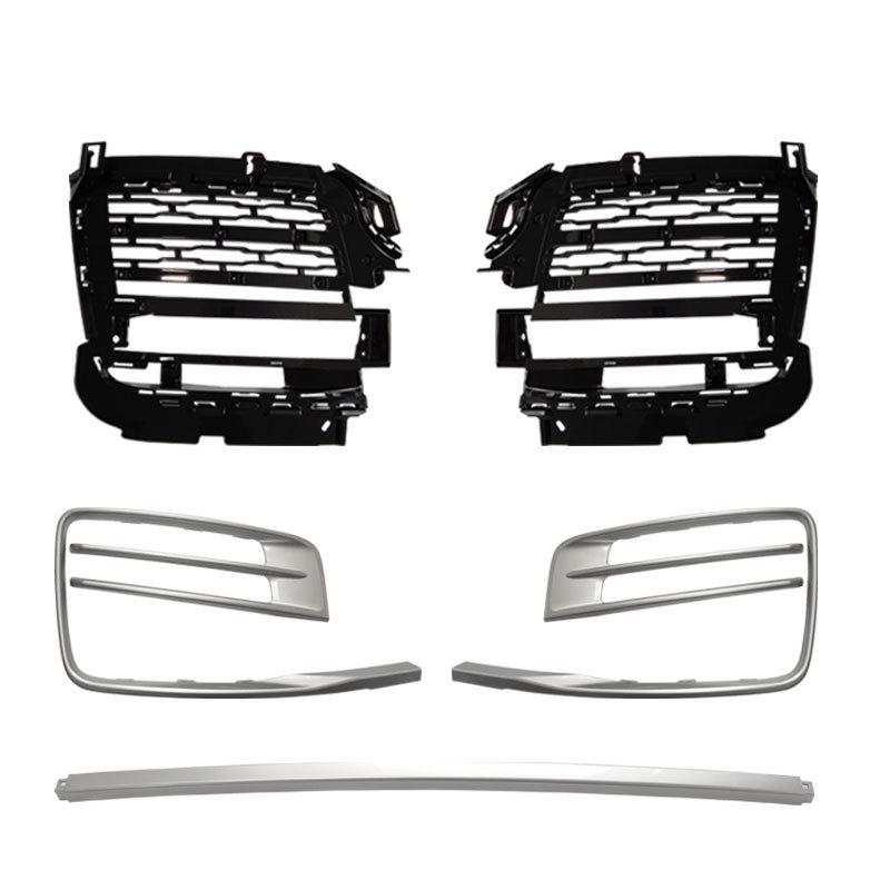 Trim Kit for Range Rover 18-22: Grille, Shark Gill, Handle Cover, Tailgate, and Body Trim