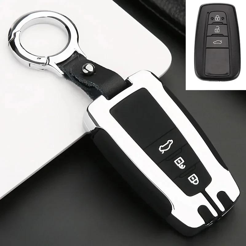 Car Key Case Cover for Toyota Avalon Camry RAV4 Prius CHR C-HR Corolla Land Cruiser Prado Auris Avensis Verso Yaris QG5