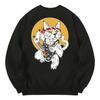 KAN6312 Kmb0101 Kuma Fleece-Lined Sweatshirt - Black