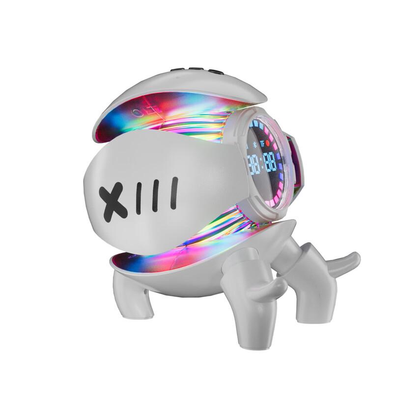 

Умный Bluetooth-будильник-колонка M10 Mech Monster с WiFi и слотом для TF-карты, штепсель CN (адаптер в комплекте)