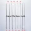 Stainless Steel 410mm Sharp Tip Glue Dispensing Valve with Flat Mouth for Injection Syringe Experimental Needle.