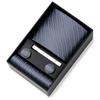 Men'S Tie Net Color Striped Jacquard Yarn Business Professional Tie Set Men'S Gift Box