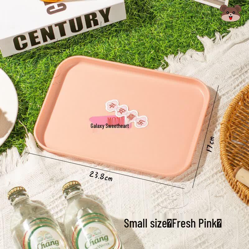 Japanese Style Multi-color Plastic Serving Tray