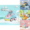 Kinder Druck- und Loslass-Spielzeugauto aus Kunststoff für pädagogisches Spielen und als Geschenk für Kleinkinder