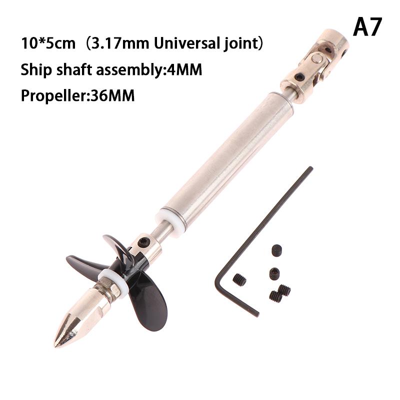 Innovative And Practical Three Blades Screw Joint Shaft Sleeve Prop Model Ship 4Mm Rc Boat Shaft Stainless Steel Drive Shaft