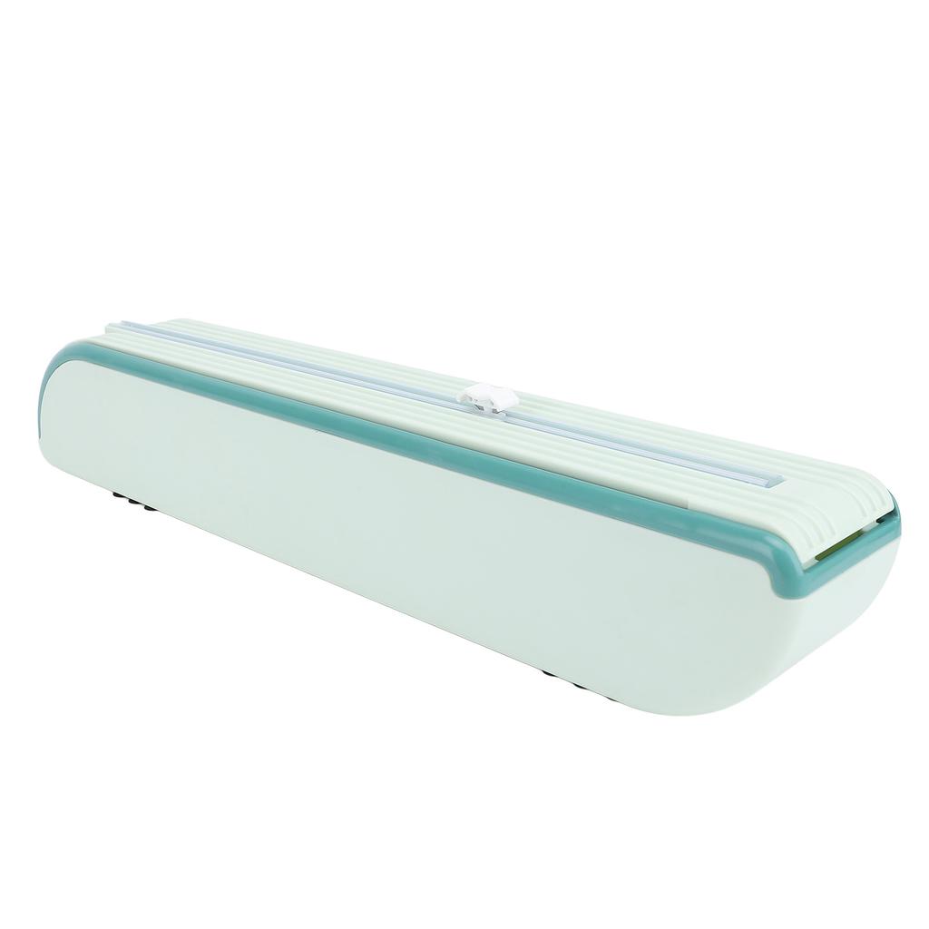 Cling Film Cutter with Suction Cups Magnetic Bidirectional Sliding Plastic Wrap Dispenser Cutter for Tin Aluminum Foil