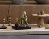 Seven Lucky Gods of Good Fortune: Fukurokuju (Fukurokuju) - Silky Gold - Sculptor: Makita Shuuun - Original: Antique Gold - Buddhist Statue - Ornament