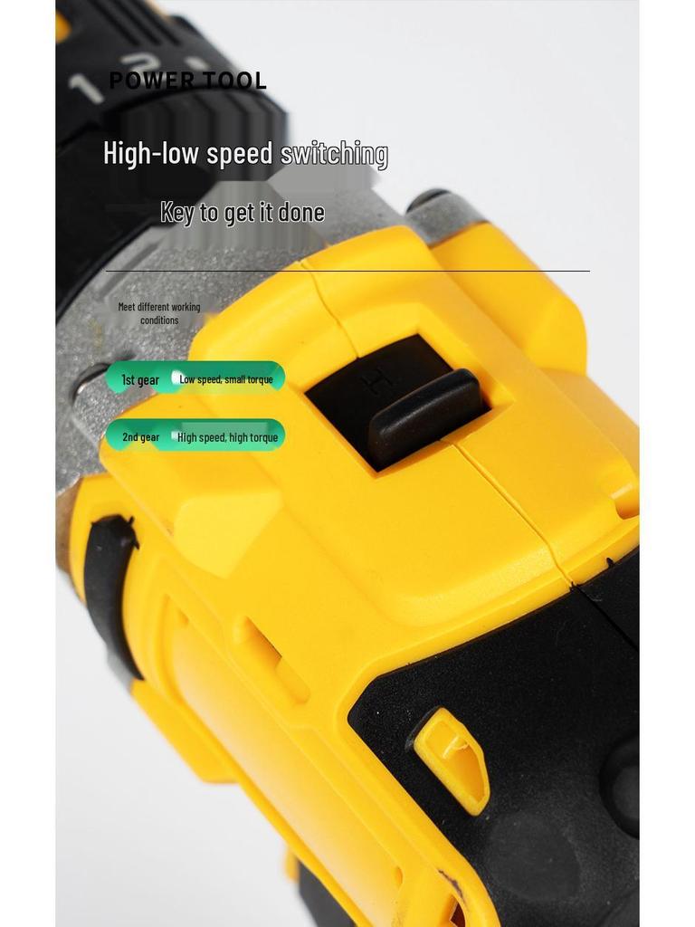 13mm Brushless High Power Multifunctional Portable Electric Drill Set