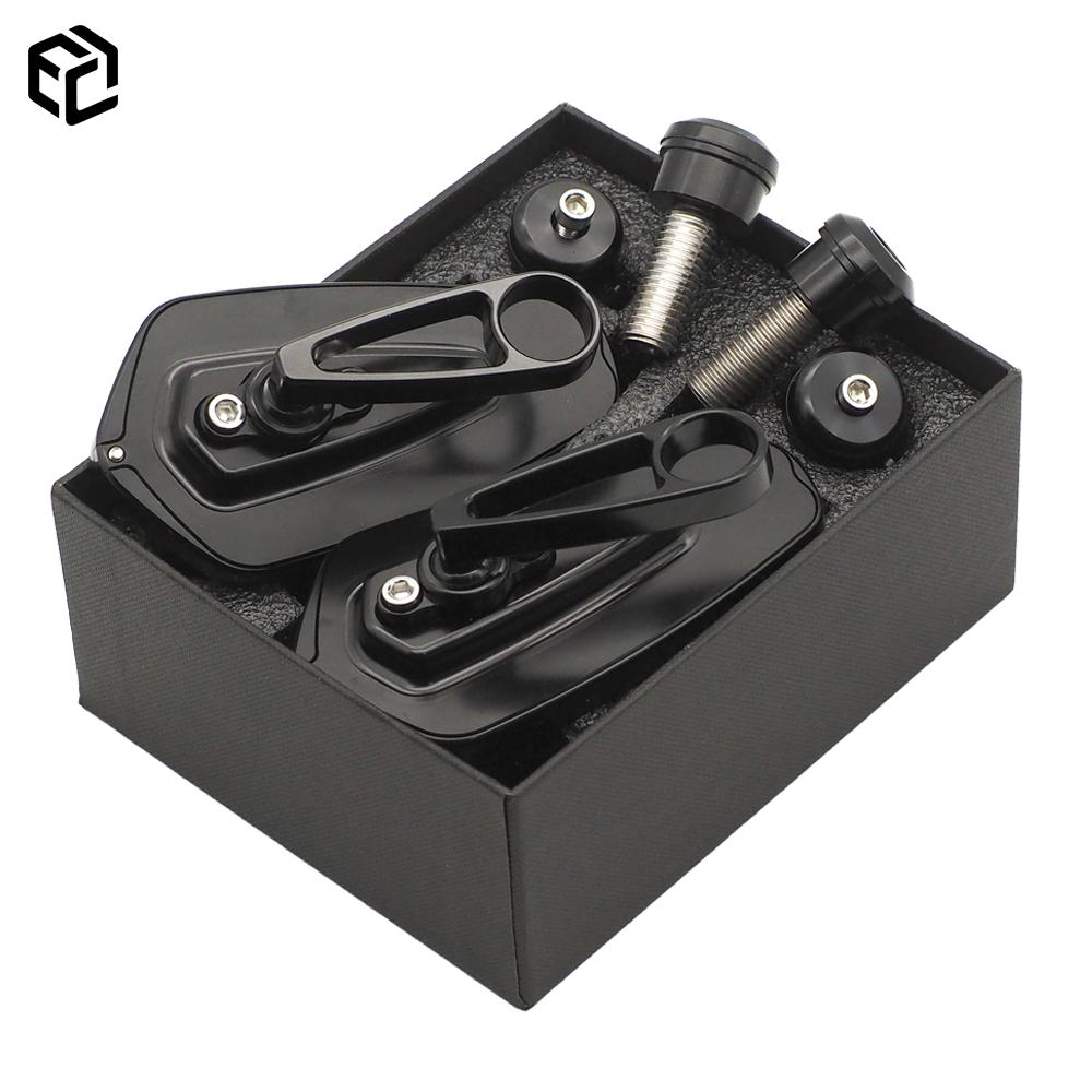 

Motorcycle Side Bar End Handlebar Mirror For Husqvarna Svartpilen Vitpilen 401 250 CNC Moto Accessories чёрный