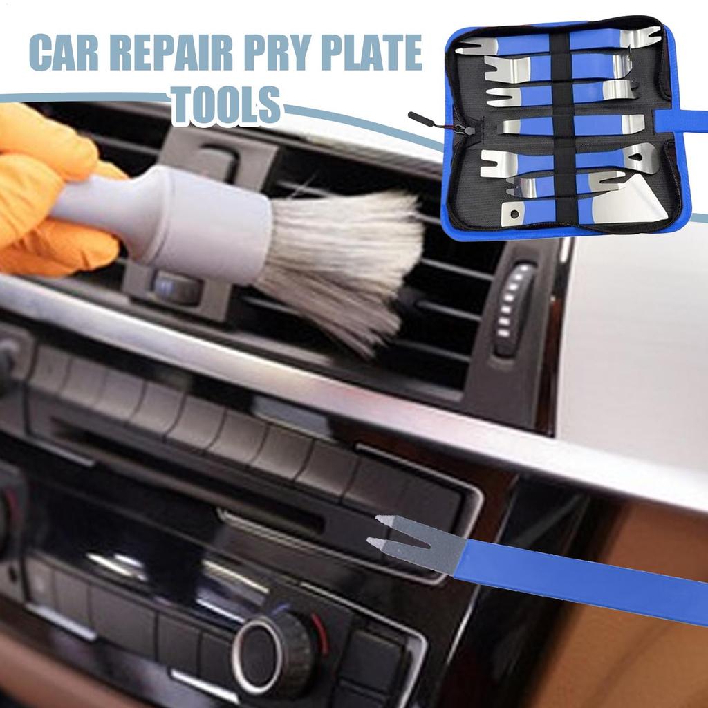 Panel Removal Tool 7 Pieces Car Door Panel Clip Removal Tool Ergonomic Remover Puller Clips Repair Set For Vehicle Interior Door