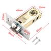 Door Hardware Tubular Latch Zinc Alloy For Nsprung Door Reversible Right Handed Rotatable Tubular Tenon Unsprung Door 40mm