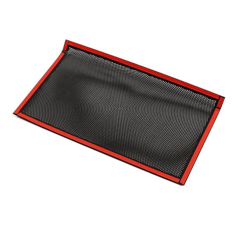 For Land Rover Defender 90 110 130 2020-2024 Aluminum Alloy Black Car Dashboard Speaker Net Cover Trim Interior Car Accessories