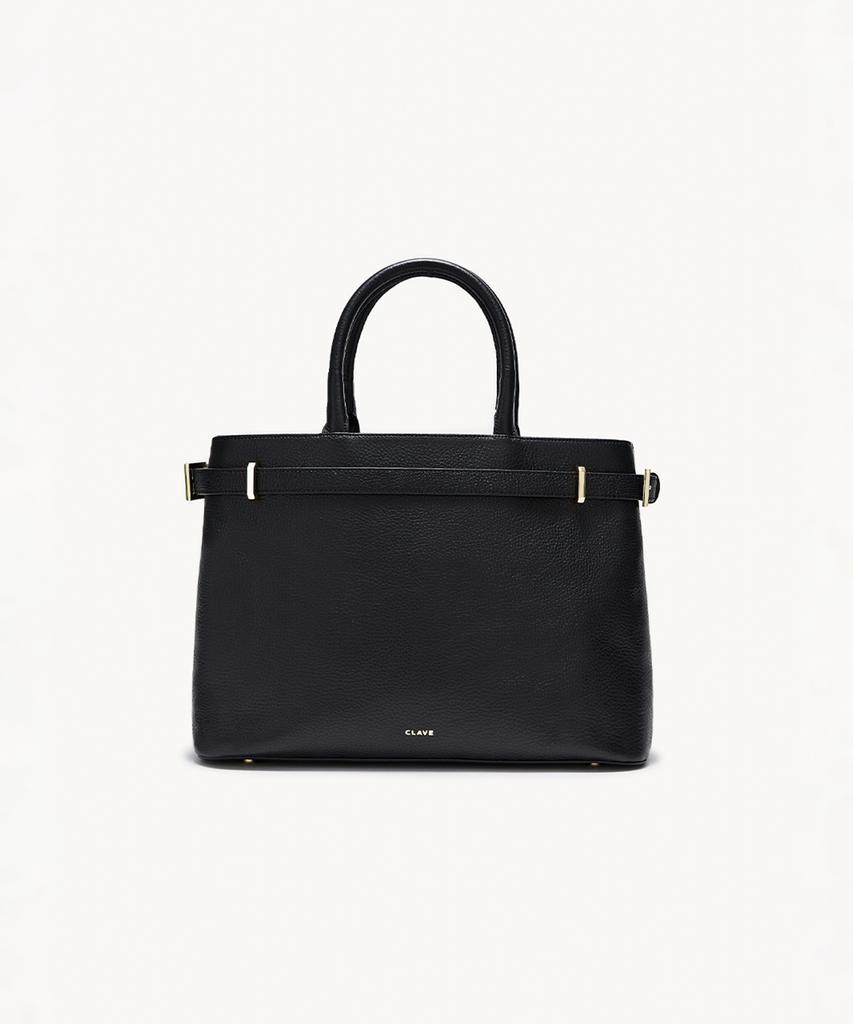Clave Olivia Black Tote Bag