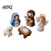 Beginner Beading Kit Nativity DIY Kit Cute 3D Mary Joseph Baby Jesus Bead Craft Set for Parties with Colorful Beads Accessories Holy Family