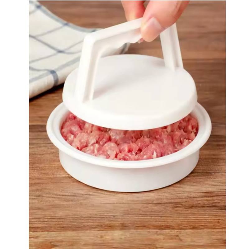 Plast Burgare Multifunktionell Köttpress Hamburgerpress Hamburger Köttfärslimpa Form Köksredskap Burgerpress