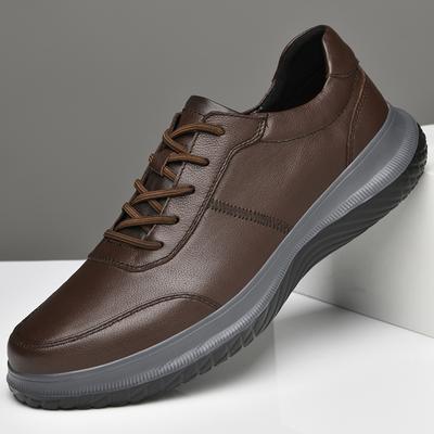 Luxury Brand Mens Treking Shoes High Quality Genuine Leather Shoes Comfort Casual Shoes Handmade Leisure Walk Footwear Sneakers
