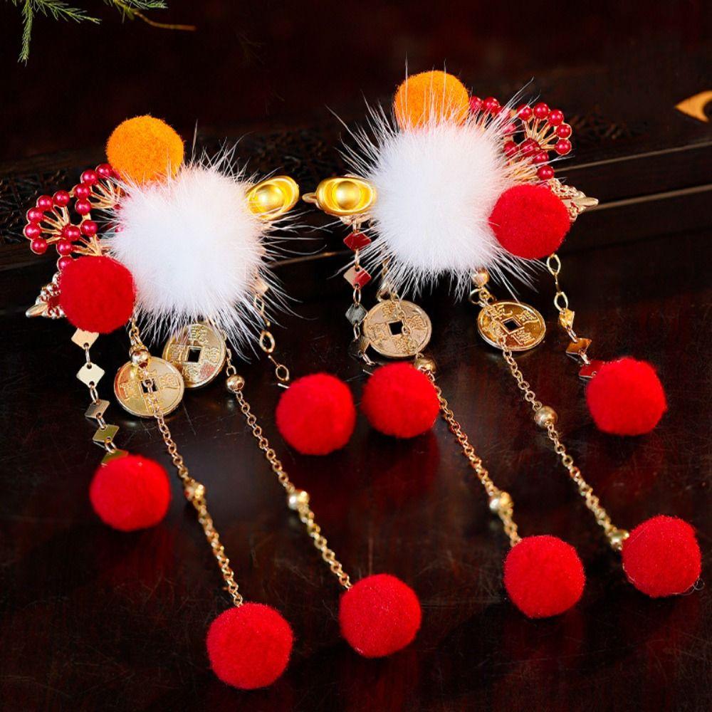 Pearl Ancient Hair Stick Classical Hanfu Headwear Antique Tang Dynasty Hairpin  Children