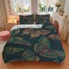 3pcs Butterfly Print Bedding Set, Breathable and Soft, Suitable for All Seasons, Ideal for Home Use, Suitable for Bedroom Decor yy250821184