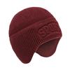 Soft Earflap Cap Windproof Knitted Hat Outdoor Winter Hat  for Men
