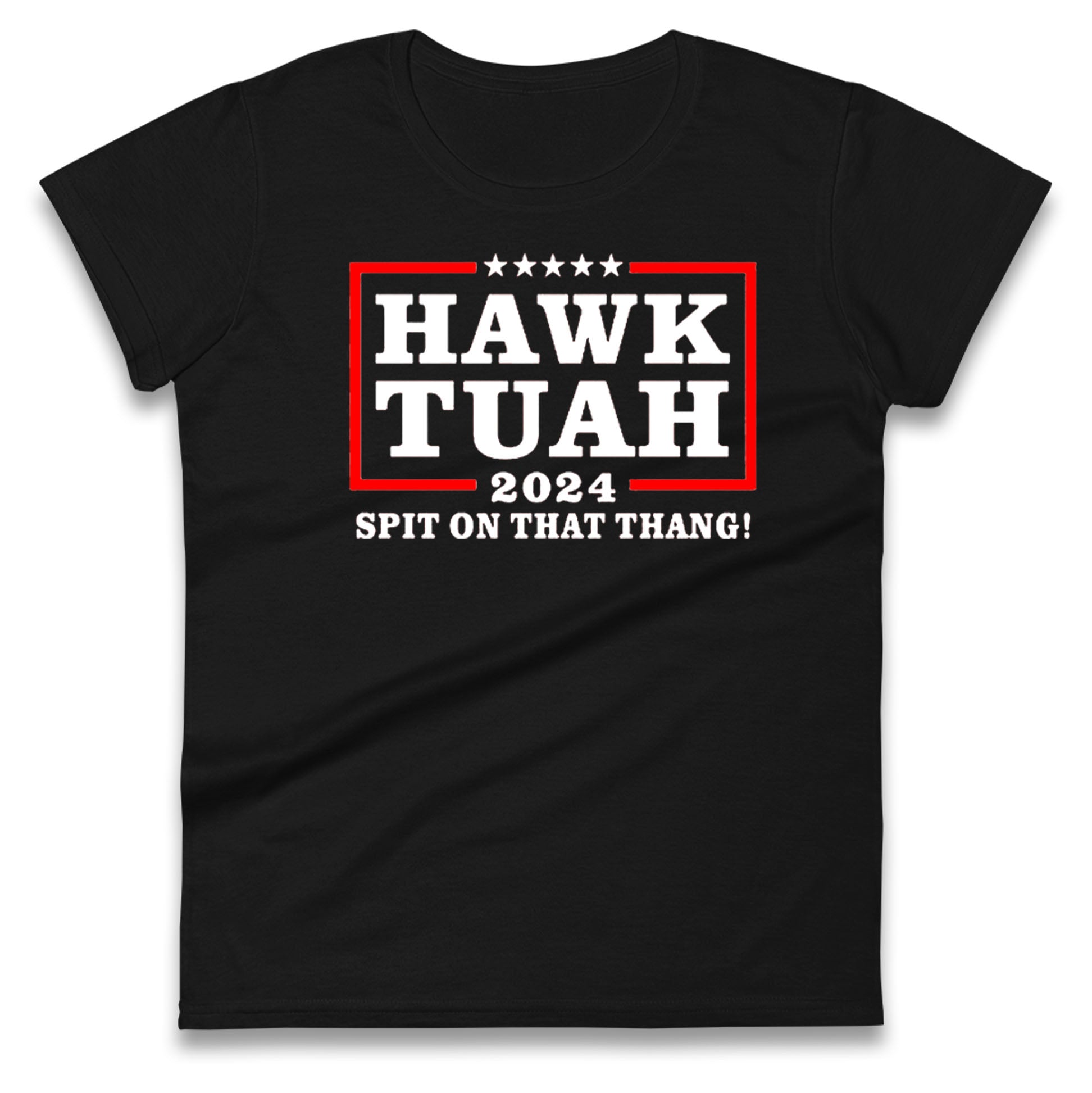 Hawk Tuah Spit on That Thang 2024 Womens Tee T Shirt Mens Tops Unisex Top XL