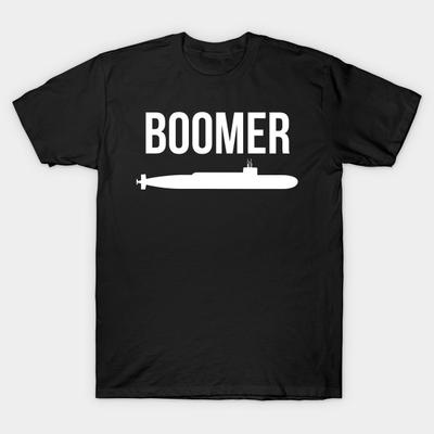 Asian Size Men Print T-shirt Boomer No-Cut Heat Transfer Print Cotton Tshirt