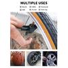 BUCKLOS 160PSI Bike Pumps Schrader/Presta Bicycle Tire Valve Pump Inflator High-Pressure Gauge Tire Inflator for Motorcycle