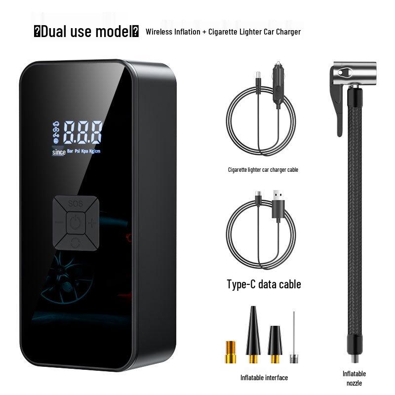 Portable Wireless Electric Car Tire Air Pump
