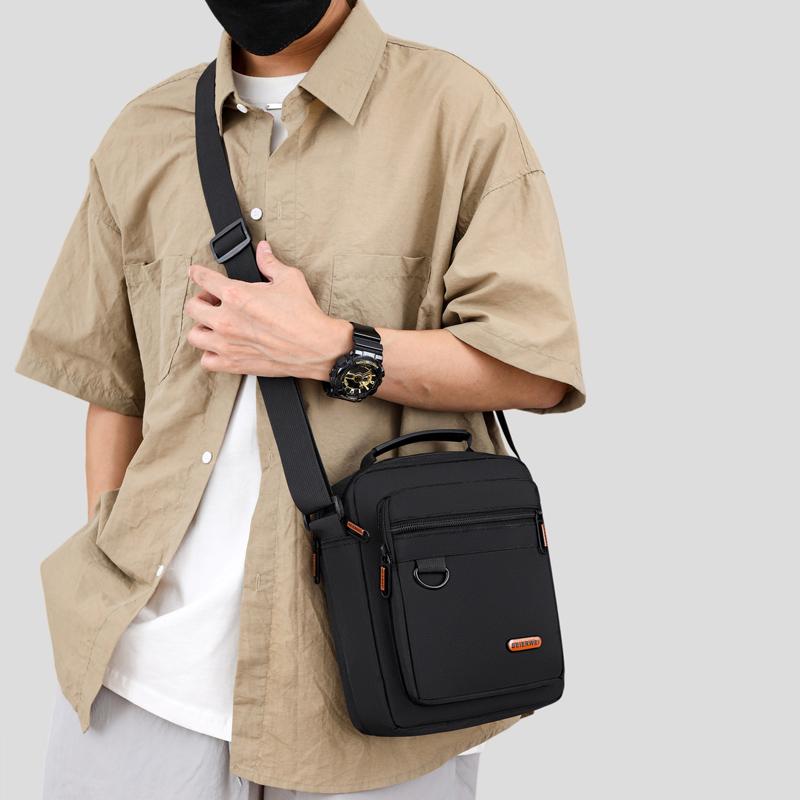 Herren Umhängetasche Business Freizeit Große Kapazität Tragbare Handtasche Mehrschichtig Wasserdicht Sommer Herren Umhängetaschen