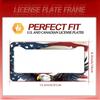 2 PCS Eagle Pattern Car License Plate Frame Aluminum Alloy Frame Car License Plate Protection Frame Aluminum Frame Weatherproof And Rainproof