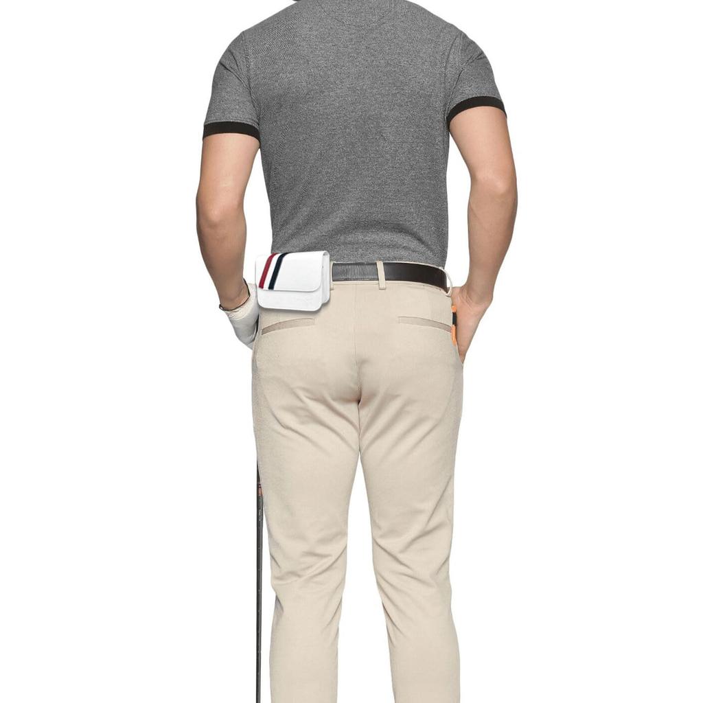 CRODE Golf-Entfernungsmesser-Ledertasche und Tee-Halter mit Ballmarker ist mit allen Marken kompatibel. Entfernungsmesser-Tragetasche, Premium-Ledertasche