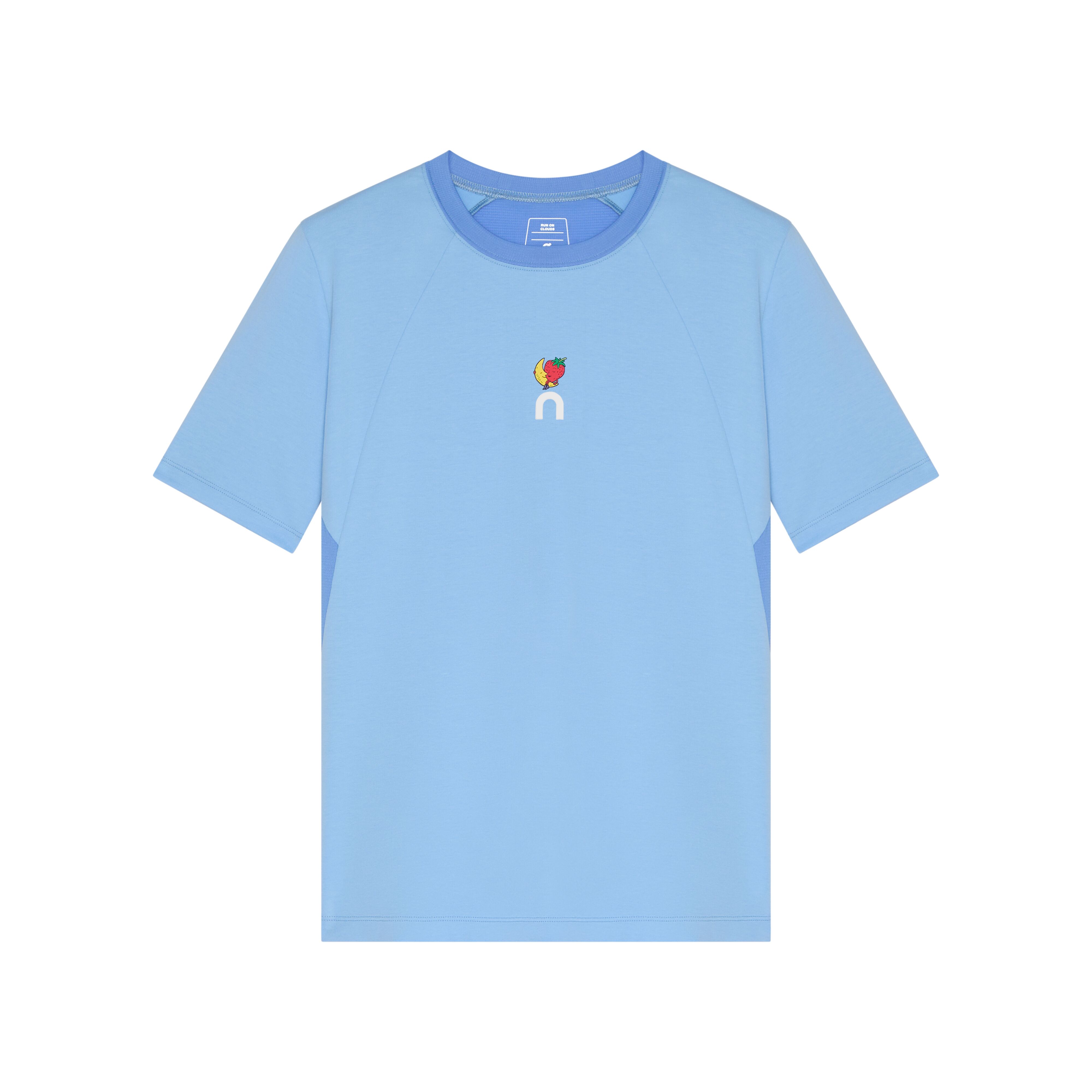 На Sky High Farm Goods Коллаборация Trek Вторая Генерация Outdoor Свитшот с Круглым Вырезом Простой Цветные Блоки Короткий Рукав Беговая Футболка 1WG11965288 XS