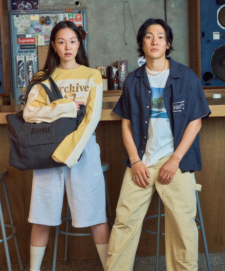 Iuteu Social Session Camp Shirt / Dark Navy