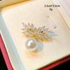 Korea Simple Geometry Square Zircon Small Flower Brooches Elegant Temperament  Bow Snowflake Dress Accessories Pins Girls Gifts