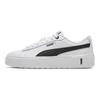 Smash Platform V2 Women's Low Top Sneakers Black White 373035-02