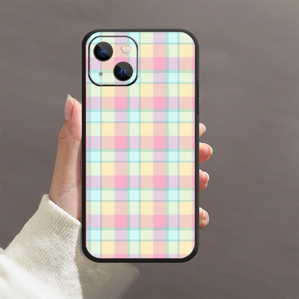 Plaid Stripe Pattern Phone Case For iPhone Samsung Galaxy Redmi Xiaomi Oppo OnePlus Note S A 7 8 9 10 11 12 13 14 20 21 22 23 53 54 Pro Max Plus Ultra