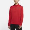 Nike Running Training Half-Zip Stand Collar Pullover Long Sleeve T-Shirt Men Tops Red BV4756-657