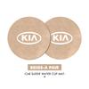 MYMX8 Car Suede Coaster Anti-Slip Water Cup Pad Bottle Holder Mat Accessories For KIA Ceed Sportage Rio K2 Optima Cerato Proceed Venga