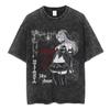 2026 Anime Death Note Ryuk Yagami Light Vintage Washed T Shirt Men's Women Clothing Cotton T-shirt Fashion Short Sleeve T-shirts Streetwear Tee Top