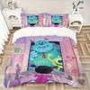 3pcs set Monsters University1pc of quilt cover+2pcs of pillowcase, no core, print bedding, All Seasons Bedroom Setting056
