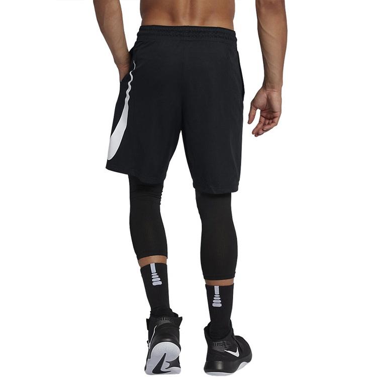 Nike Black Dri-fit 9 Inch Basketball Short Men Black/White Men's 910704-010