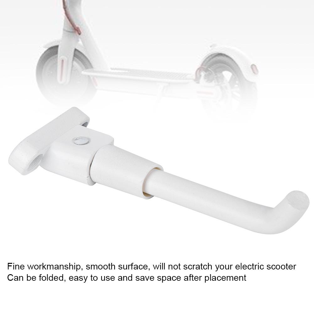 Aluminiumlegering Vit Stödfot Sidostöd för XIAOMI M365 Elscooter