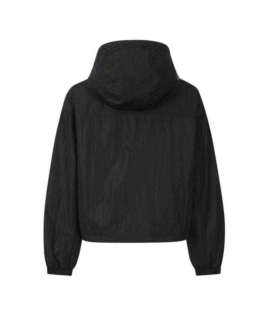 Discovery Expedition Women'S Vertex 2L Outdoor Crop Jacket (Neon Black)