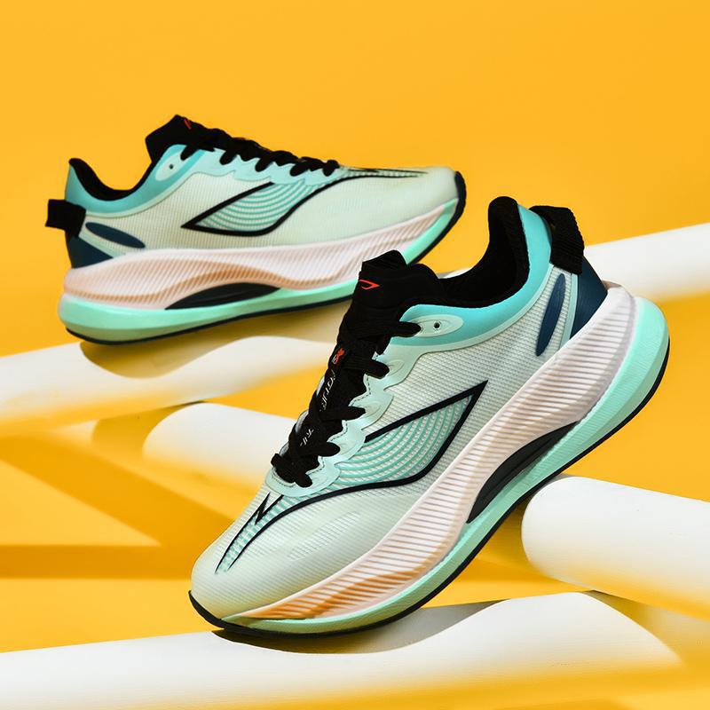 Yueying 4 Lightweight Carbon Board Running Shoes Shock Absorption High Elastic Sneakers Men's Shoes All-Terrain Exercise Running Shoes Women's Shoes T